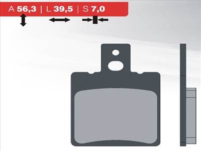 [KTM / UNIVERZÁLIS] - TÁRCSAFÉK BETÉT GRT. MX